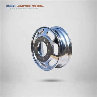 عجلات شاحنة من السبائك المصقولة مقاس 24.5