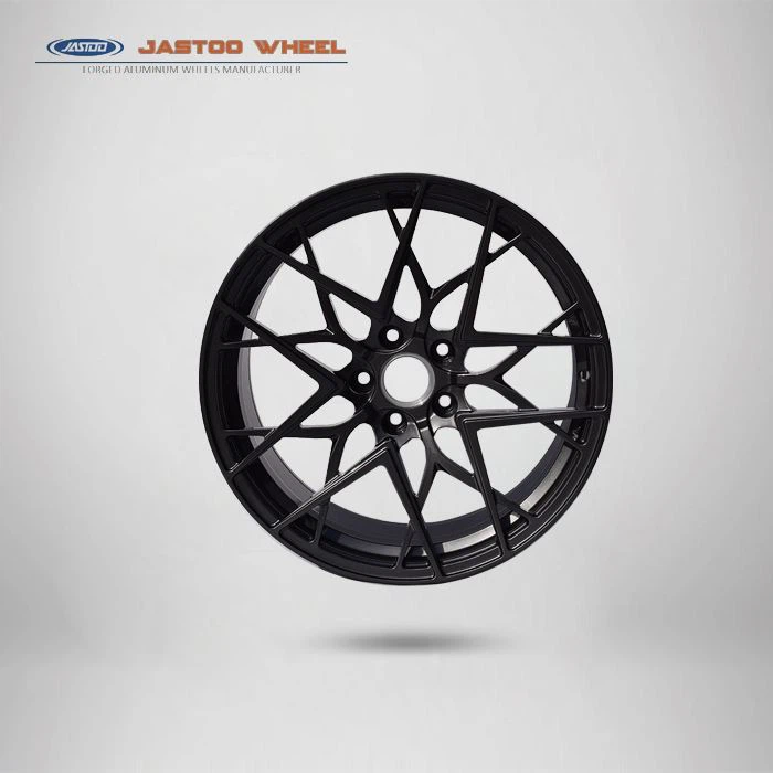 17 × 9.0 بوصة تزوير عجلة سيارة أسود غير لامع