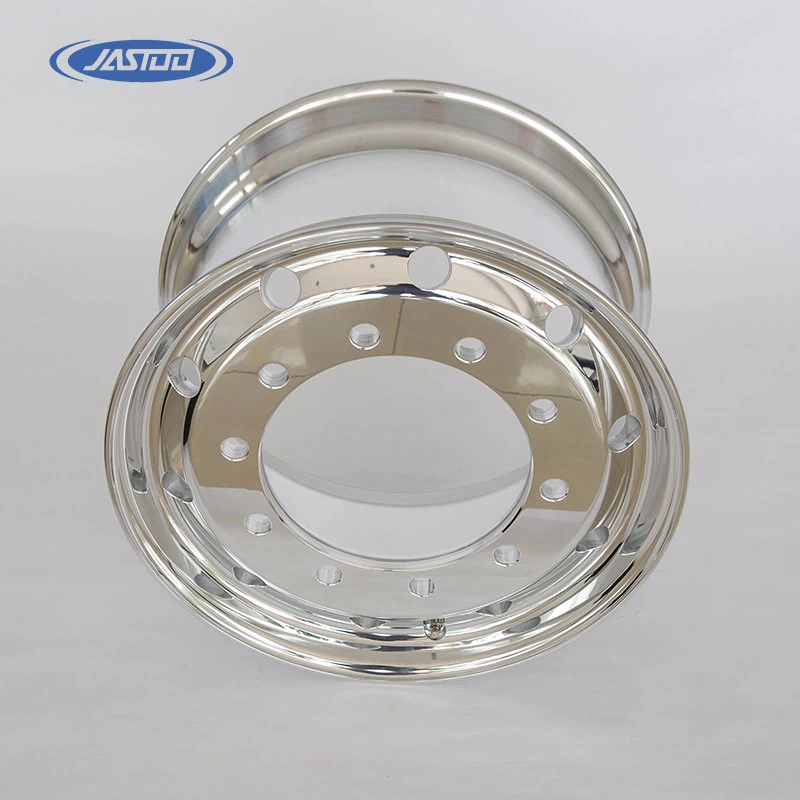 Polished 22.5 Aluminum Semi Trailer Wheels
